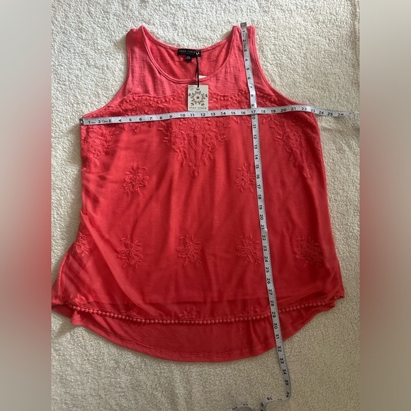 Star Scene Women Crochet Inset Tank Top Size 2X - Picture 7 of 7